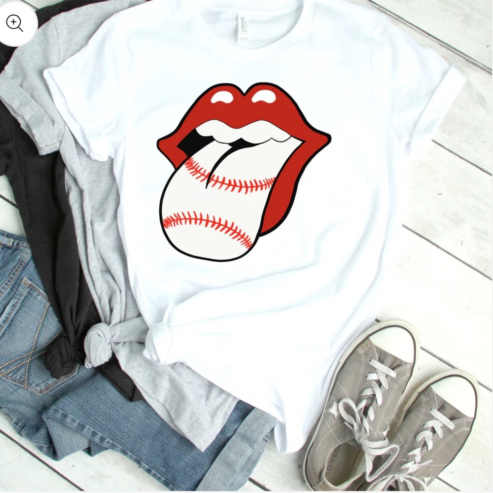 White Short Sleeve Tee with Graphic Design